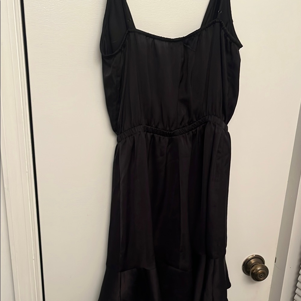 Express Black Ruffle mini Dress - Picture 6 of 6